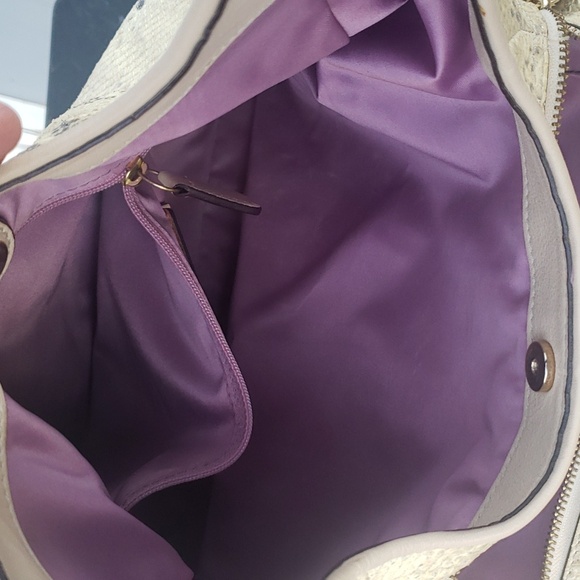 Coach Rare Madison Python Embossed Maggie Shoulder Bag - Picture 9 of 17